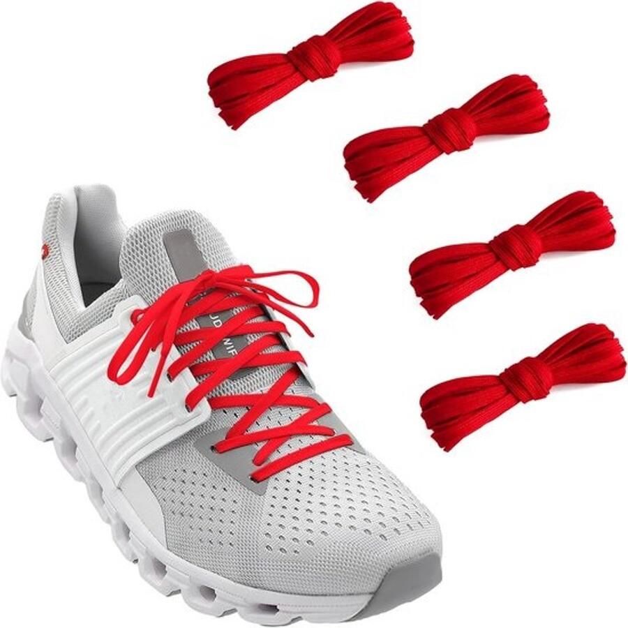 2 Pairs Flat Thin Shoelaces for On Cloud Sneakers 1 4 (6mm) Athletic Shoelaces Shoe Strings Replace t Laces