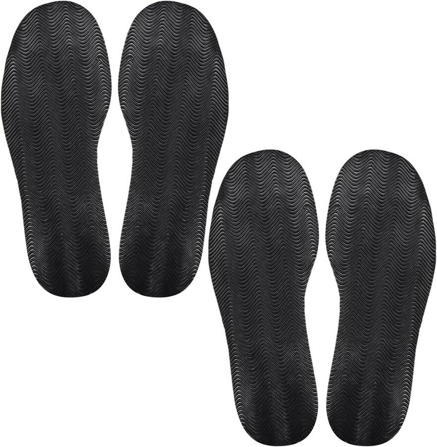 2 Pairs Wave-Thin Stains Sterk Plakkerig Ontwerp Antislip En Slijtvast Effectief Beschermen Van De Zool Verlengt De Levensduur Van Schoenen Geschikt Voor Hakken Sportschoenen En Meer