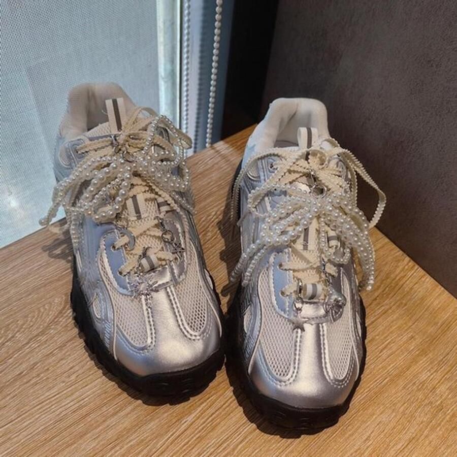 2 Pcs Pearl Bow Shoe Charms White Decorative Bow for Sneakers DIY Accessories for Shoes Bags and Keychains White L White by Cosmeria