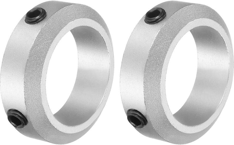 2 stuks asmanchetten met bevestigingsschroef met een binnendiameter van 35 mm asmanchetten van aluminiumlegering 50 mm asklem mm