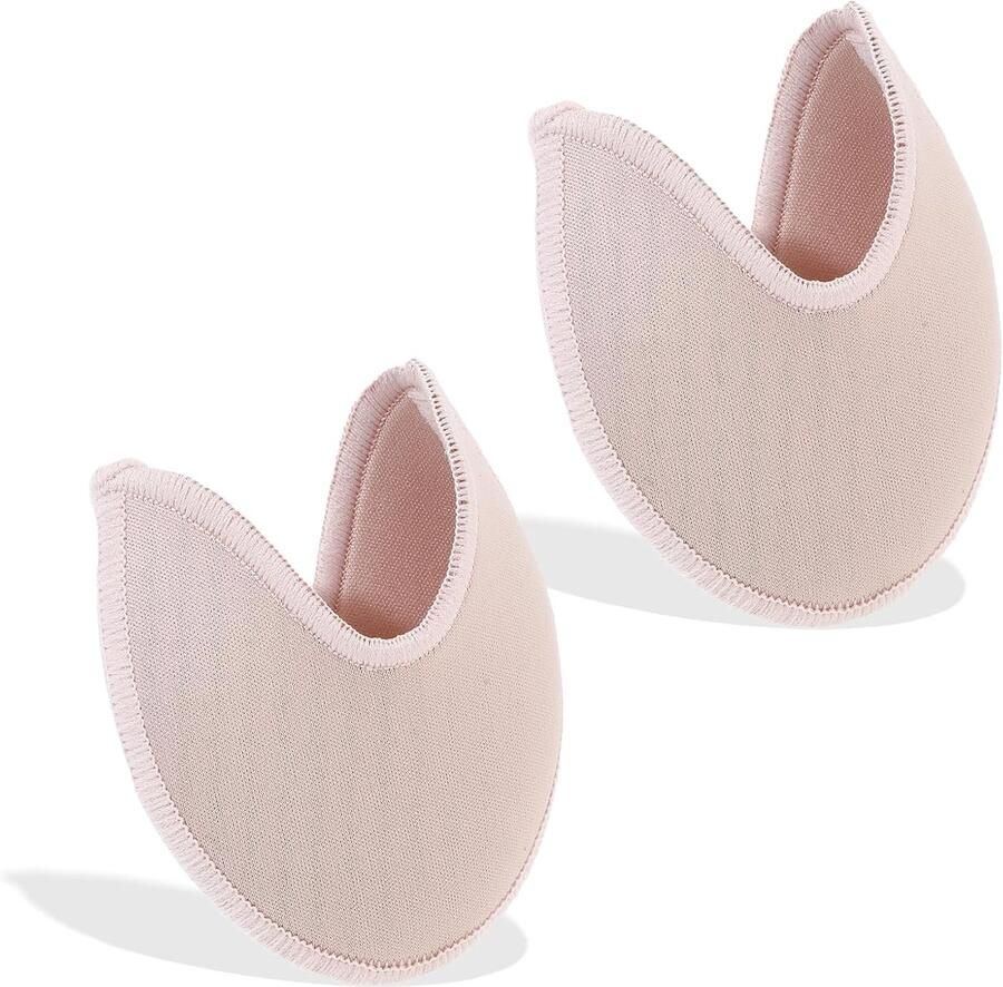 2 stuks balletschoenen teenbeschermers 9 x balletschoenen voor dames teenbescherming voor korte balletschoenen halve bekleding ontlast de tenen