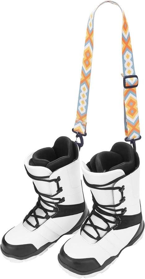 2 stuks draagrie voor skischoenen ski- en snowboardlaars schouderband voor en skates draagriem rolschaats riem voor skiën snowboarden schaatsen