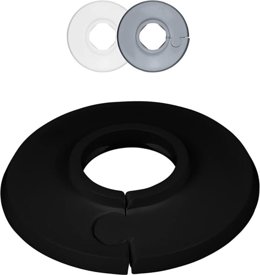 2 stuks enkele verwarmingsbuisrozetten 8 mm 60 3 mm verwarming Verbergt buisdoorvoeren nette afwerking bij de radiator montage zonder gereedschap