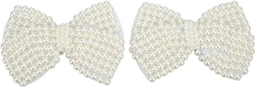 2 stuks parel schoen bloem schoenclips vrouwen sieraden decoratieve schoenclips strass decoraties bedels gesp bruiloft accessoires voor laarzen sandalen