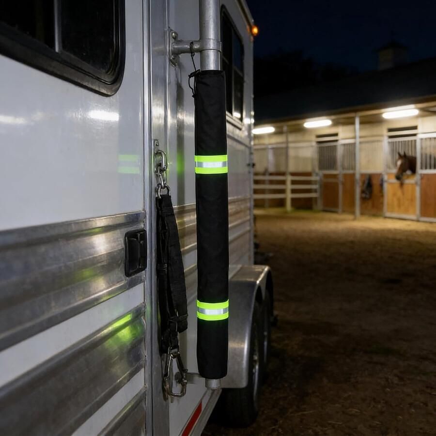 2 Stuks Reflecterende Boot Trailer Geleiderhoes Duurzame Trailer Paalbeschermers met Zoutwaterbestendige Oxford voor Verbeterde Nachtzichtbaarheid