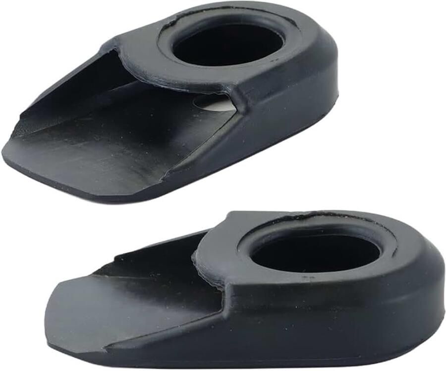 2 stuks siliconen fiets crankarm hoes beschermer zachte hoes zwarte fiets crankarm beschermhoes reserveonderdelen