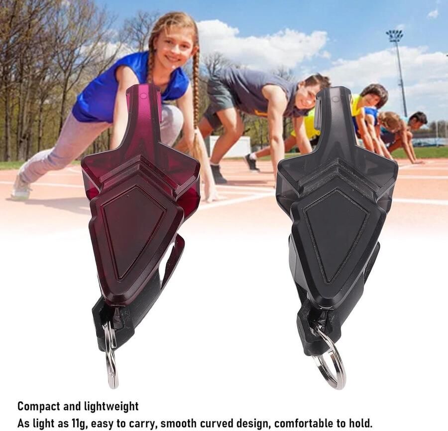 2 Stuks Sport Fluitje Set Abs Luid Helder Geluid Fluitje Met Lanyard En Mondgreep Vingergreep Voor Coaches Scheidsrechters Emergency