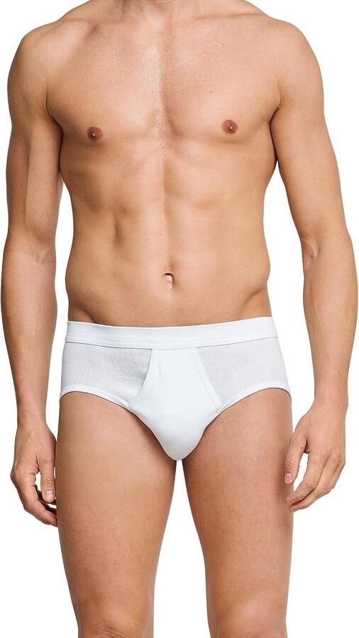 2 stuks sportslip met gulp Essential fijne rib heren slip (2-Pack)