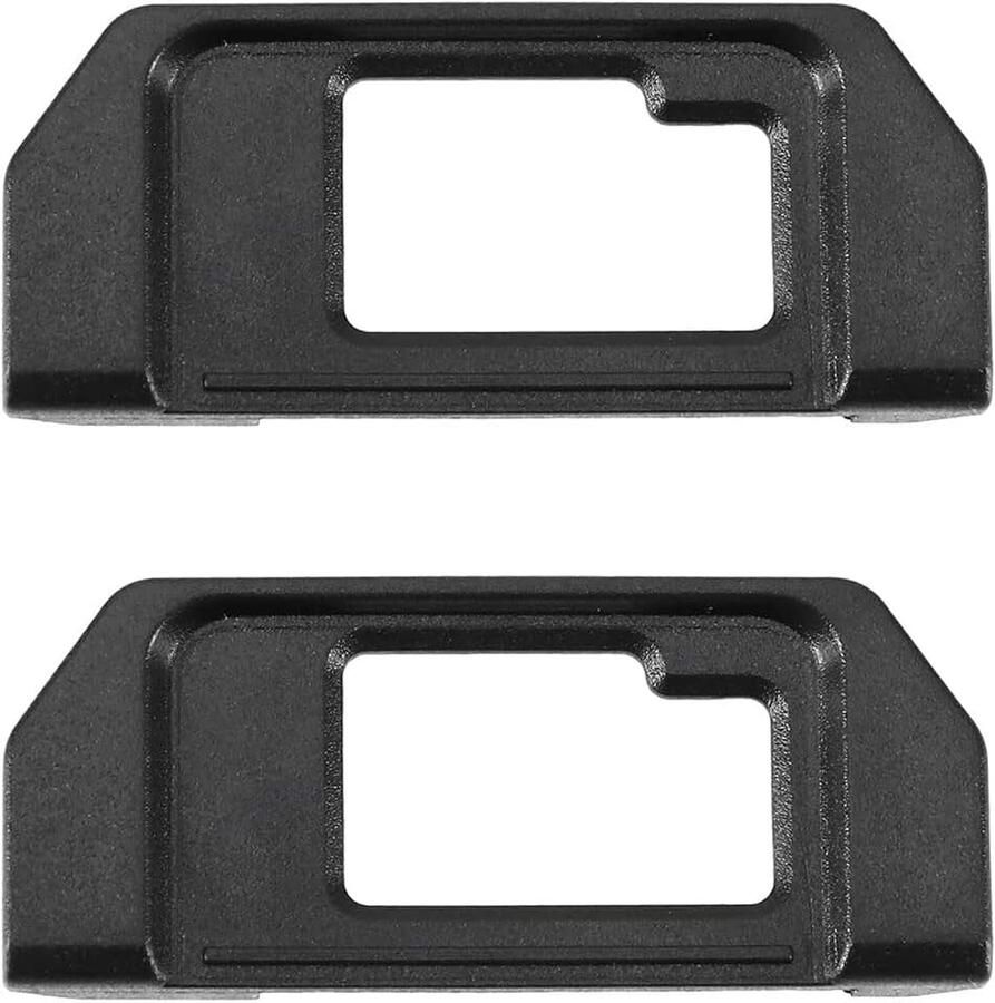 2 stuks zoeker Eye Cup Vervanging Compatibel met Olympus OM-D E-M10 E-M5 Mark I Zoeker Oogbeker Cover Plastic Oculair Vervanging Zwart