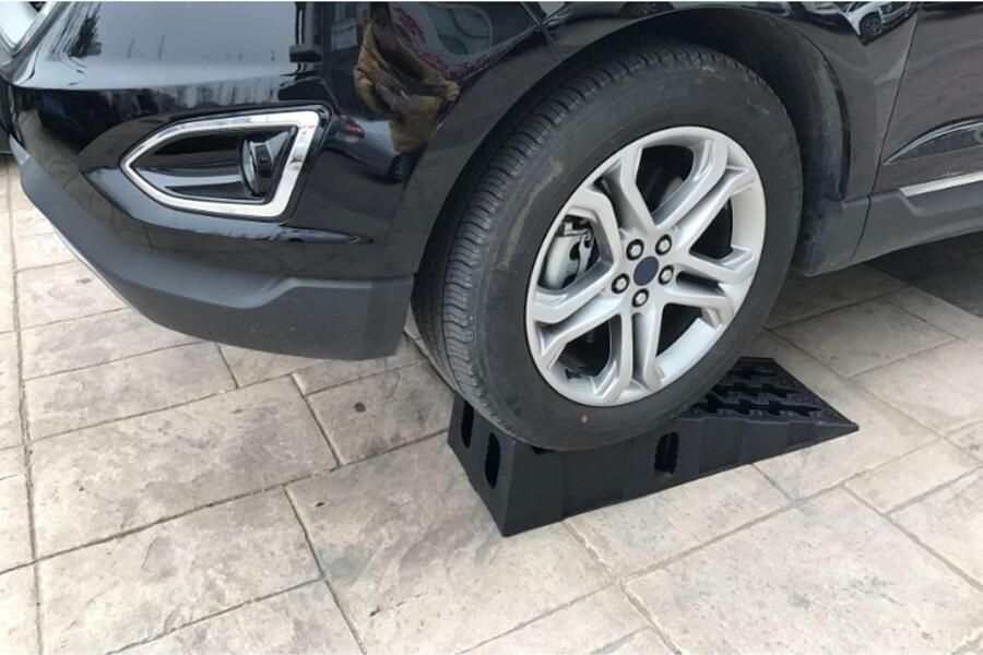 2 x kunststof oprijplaat zware belasting oprijplaat autohelling kunststof helling max. 7250 kg per paar motorrijhelling oprit platform hefbrug 92 x