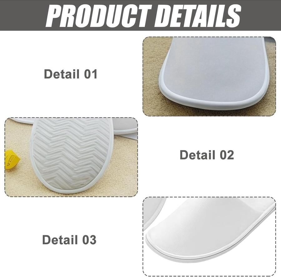 20 paar hotelslippers katoenen fluwelen gastenpantoffels witte pantoffels voor nen en badstof slippers hotel-katoenfluweel voor wellness reizen badkamer