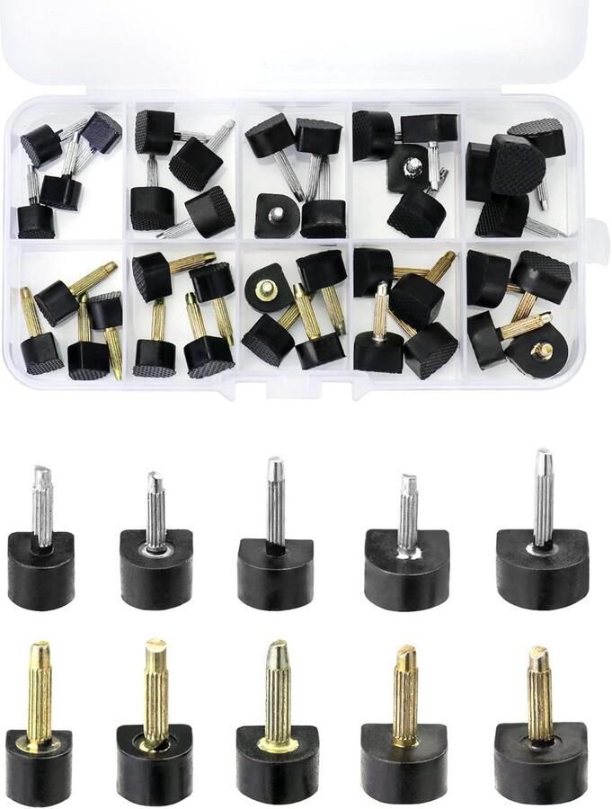 20 paar vervangende hoge haktips U-vorm 8 9 10 11 12 mm Set haktips voor hoge hakken