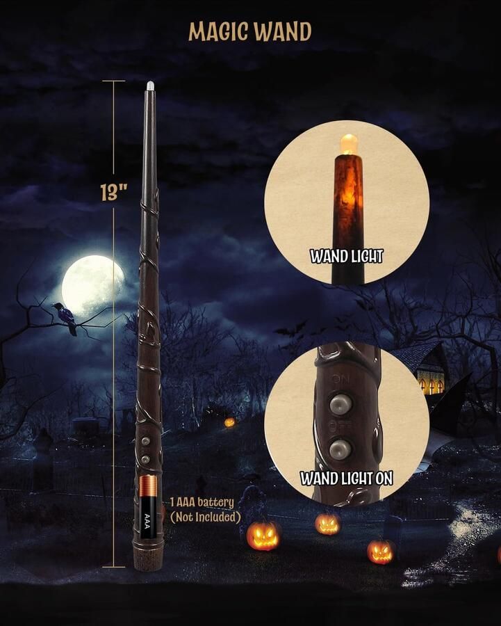 20 stuks Halloween vlamloze LED drijvende kaarsen met toverstaf afstandsbediening zwevende hangende woondecoratie voor een griezelige sfeer perfect voor feestelijke thuisweergave