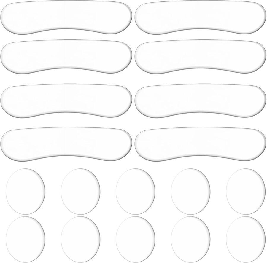 20 stuks hoge hakkussens siliconen slingbacks zachte inzetstukken voetsteun antislip sandalen beschermstrips gelinzetstukken comfortabele bekleding voetsteuninzetstukken voor dames perfecte ondersteuning comfortabele sandalen