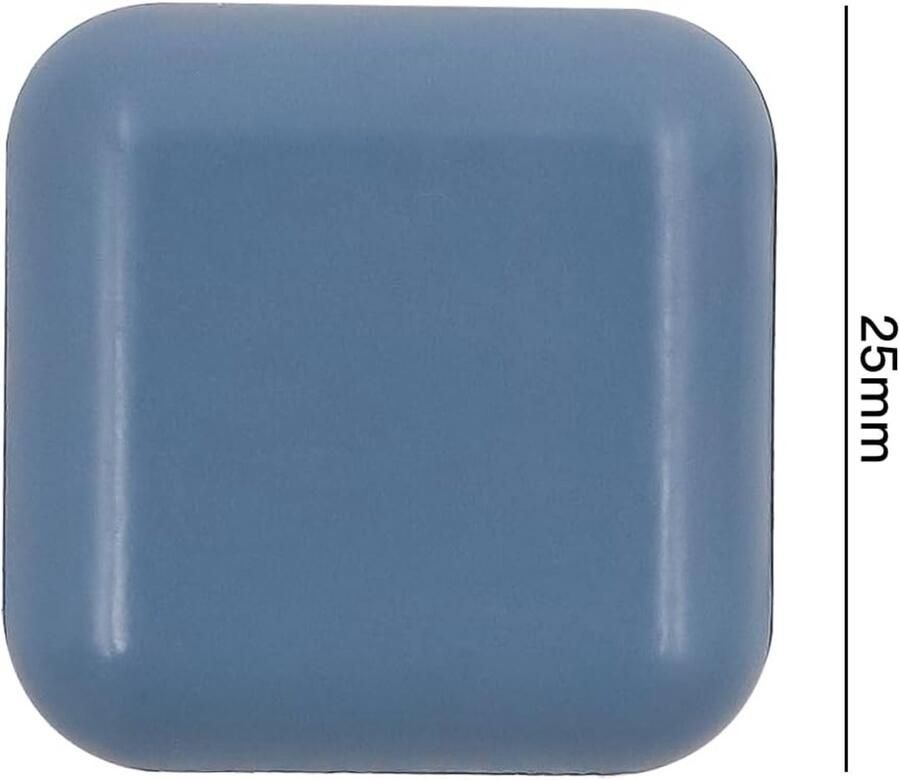 20 stuks vierkante meubelschuifregelaars zelfklevende teflon-schuifregelaars geluidsarm slijtvast voor stoelen bureaus meubels keukenapparatuur -25 x mm