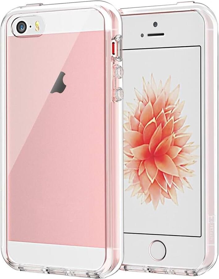 2016 (NIET voor de 2020) iPhone 5s en iPhone 5 Anti-Vergeling Beschermhoes Case Anti-Kras Transparante Achterkant (Transparant)