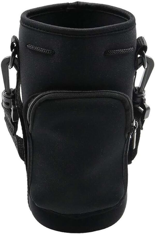 20oz Neopreen Geïsoleerde Water Drink Fles Koeler Carrier Cover Sleeve Tote Bag met Draaghandvat en Verstelbare Schouderriem voor Klimmen Fietsen en Running Outdoor Activiteiten (20 oz)