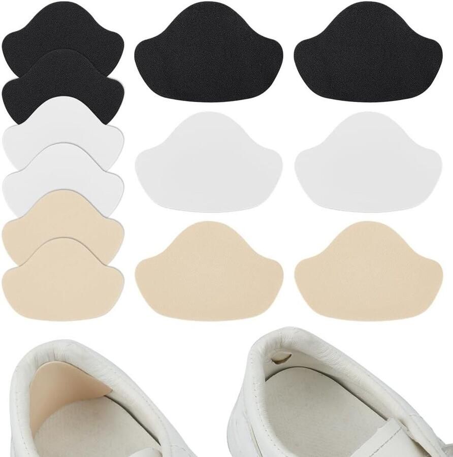 24-delige Sneaker Reparatie Patch Kit 3 Kleuren voor Schoenhiel Preventie en Herstel Geschikt voor Sneakers Leren Schoenen en Hakken