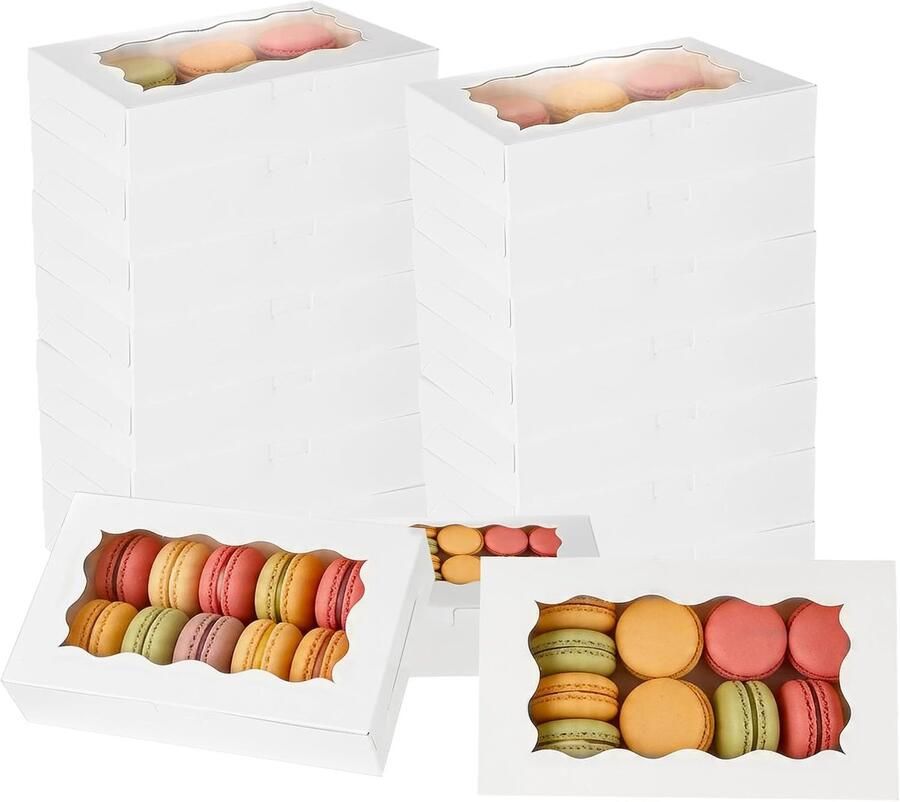 24 stuks koekjesdoosjes taartdoos