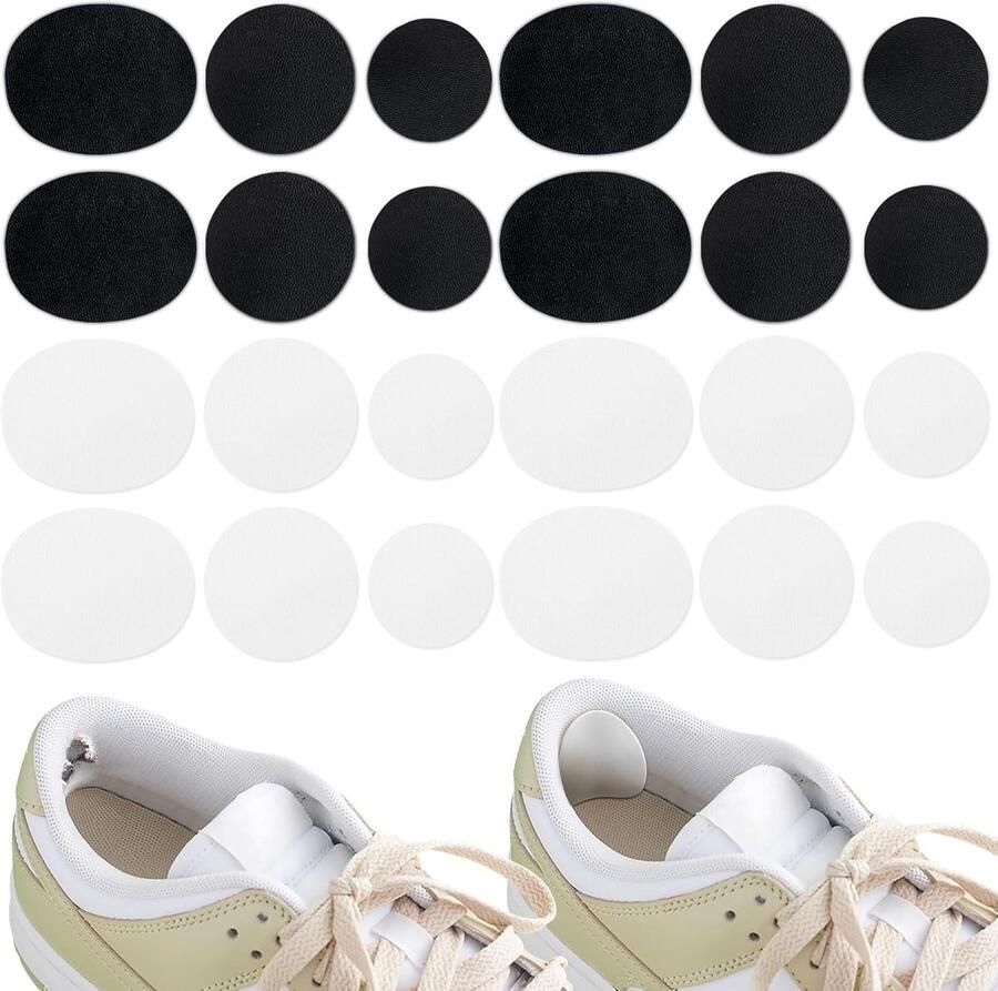 24 Stuks Zelfklevende Hielpads voor Hielherstel Schoenreparatie en Comfort voor Sneakers en Hakken