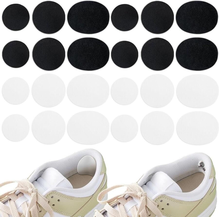 24 Stuks Zelfklevende Hielpads voor Schoenreparatie Hielbescherming en Comfort voor Sneakers en Hakken