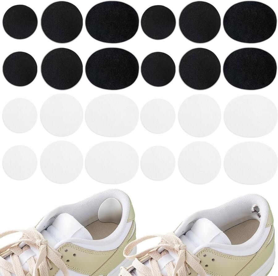24 Stuks Zelfklevende Heel Pads voor Schoenreparatie Ideaal voor Sneakers en Hakken Voorkomt Slijtage en Verhoogt Comfort