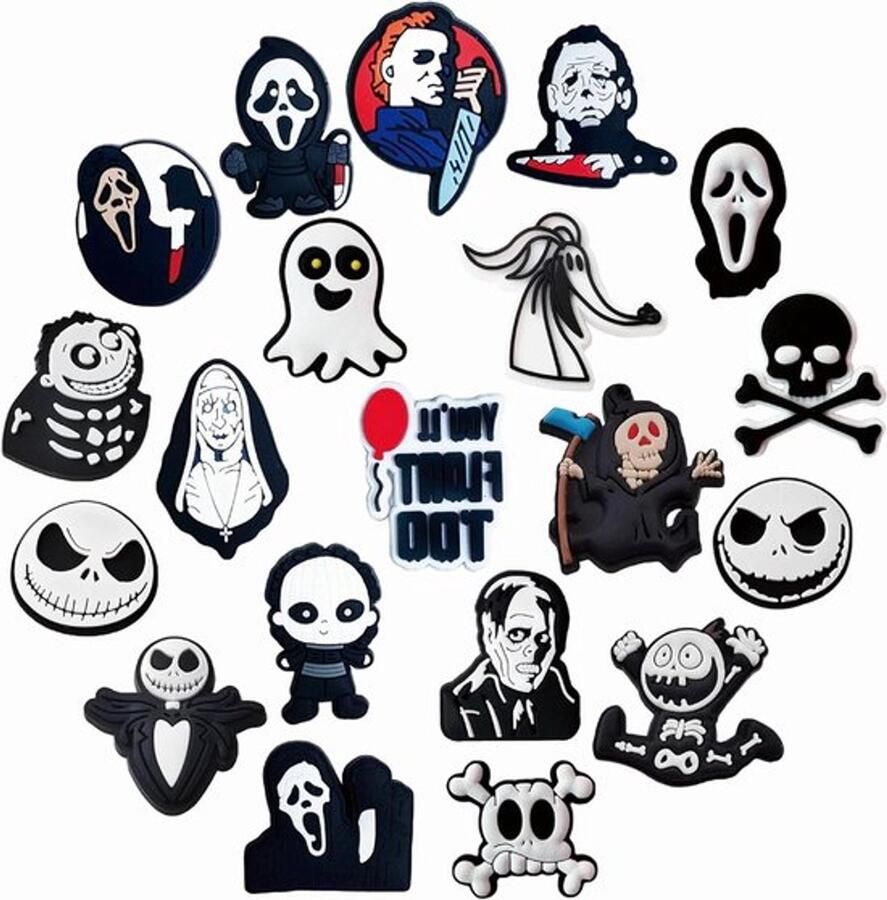 28-delige Bubble Flipper-sandalen schoendecoratieset schoenclipdecoratieaccessoires voor tieners en volwassenen