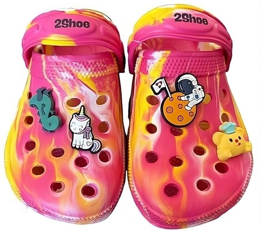 2SHOE Clogs en mules Kinderklompen Lichtgewicht kindersandalen Tuinklompen voor en 21-36