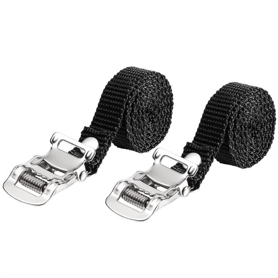 2x Fietspedaal Teenriemen voor Hometrainer en Mountainbike Vervanging