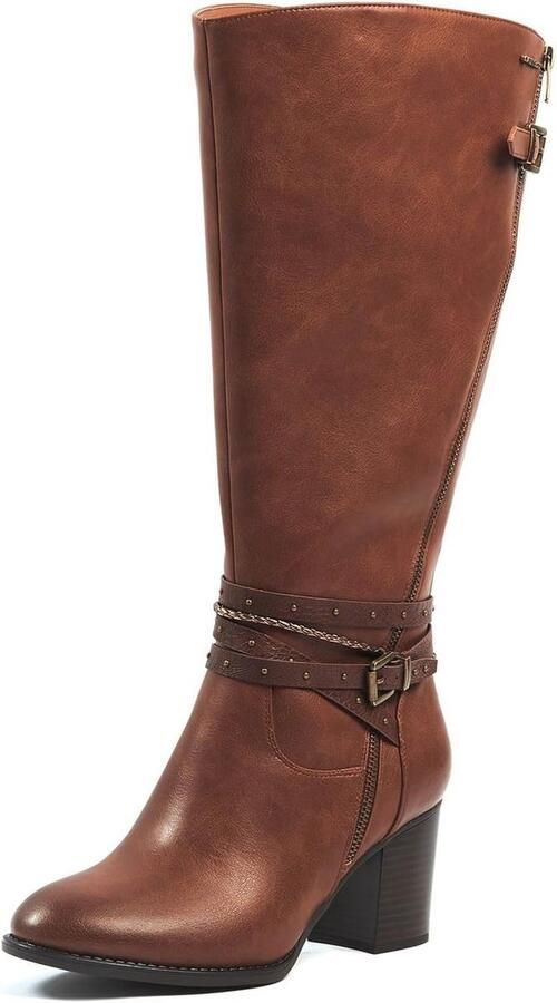 2XL Laarzen met Brede Kuit Stijlvol en Comfortabel Zwart Model