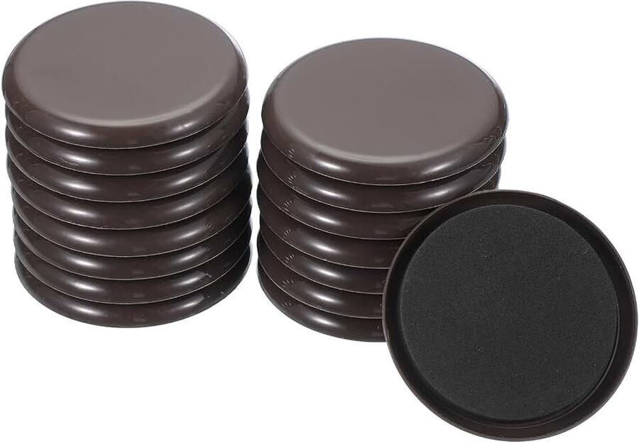 3 1 2 inch meubelschuifregelaars 16 stuks herbruikbare meubelschuifregelaars voor hardhouten vloeren ronde schuifregelaars voor het verplaatsen van meubels op tapijt gemakkelijk apparaten