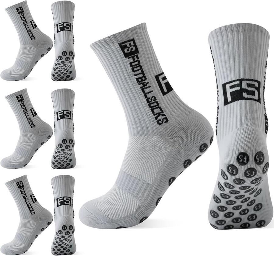 3 Paar Antislip Sportsokken Ade d & Comfortabel voor Voetbal Hardlopen en Fitness