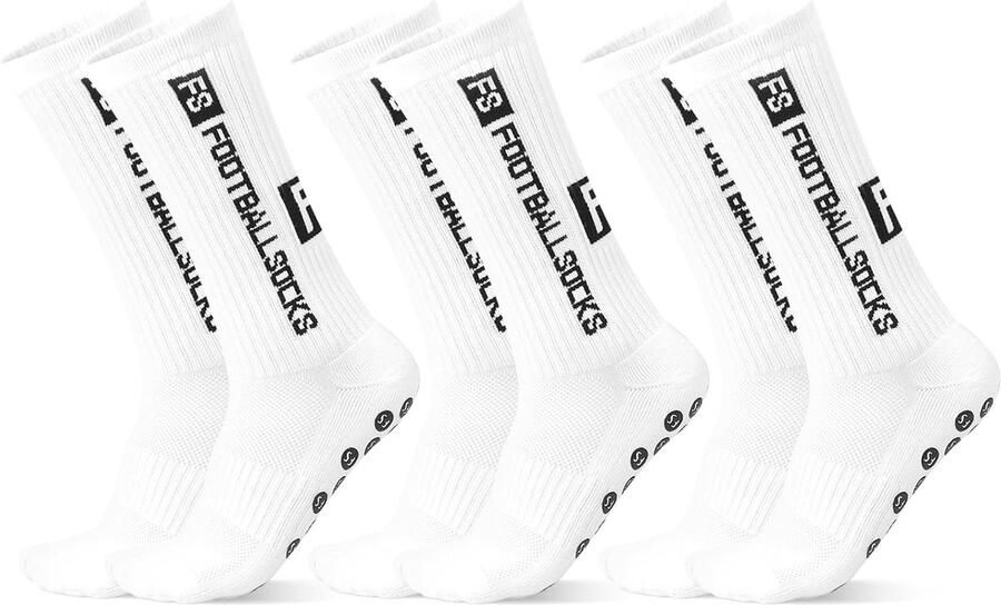 3 Paar Antislip Sportsokken Voetbal & Huis Unisex