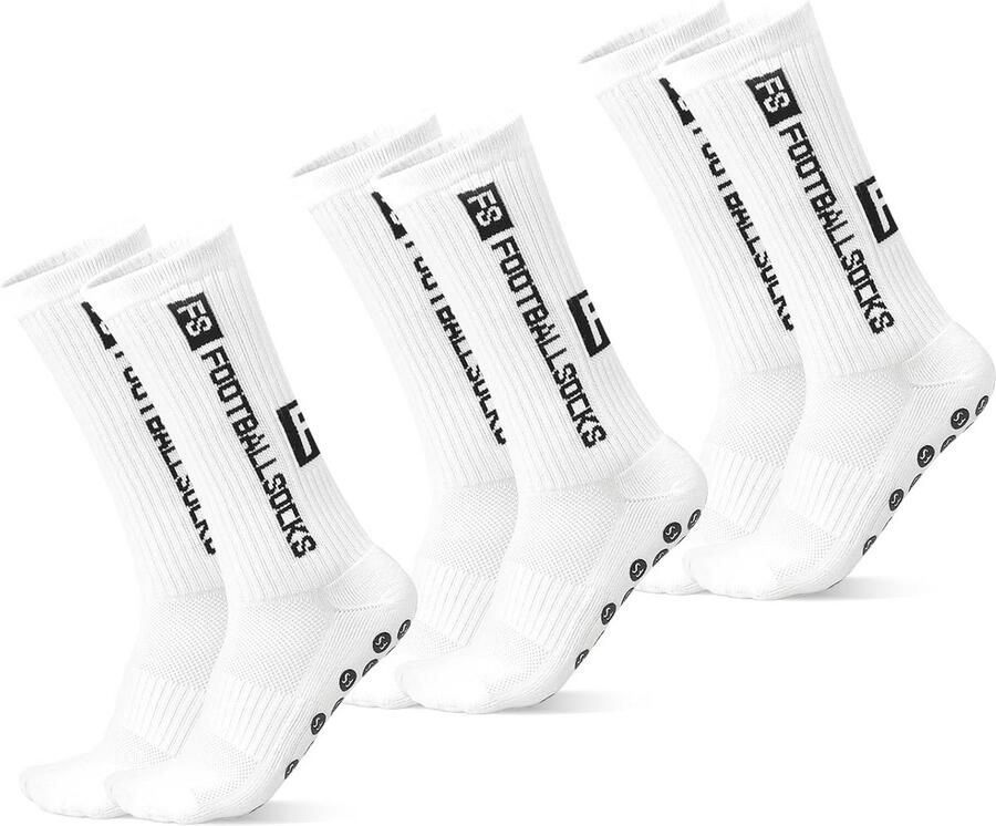 3 Paar Antislip Sportsokken voor Voetbal en Teamsporten