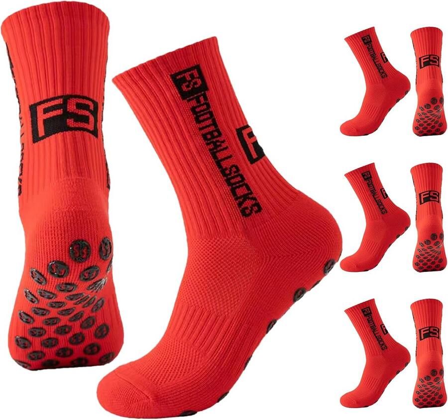 3 paar antislip sportsokken voor voetbal en training
