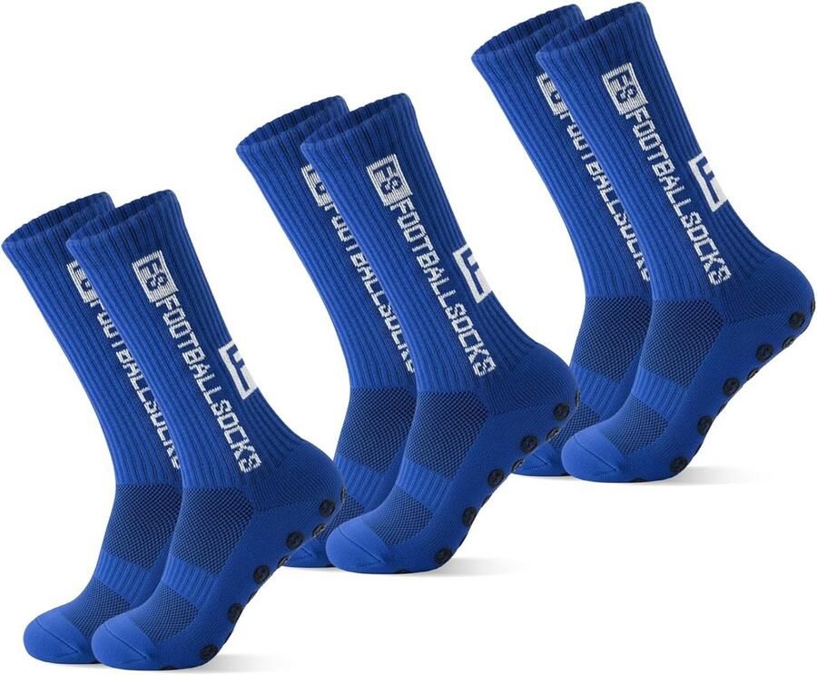 3 Paar Antislip Voetbalsokken Gripsokken Sportsokken