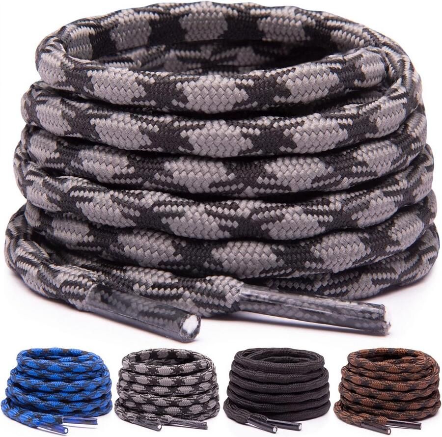 3 Paar Golfvormige Laarsveters Set van Veters voor Laarzen