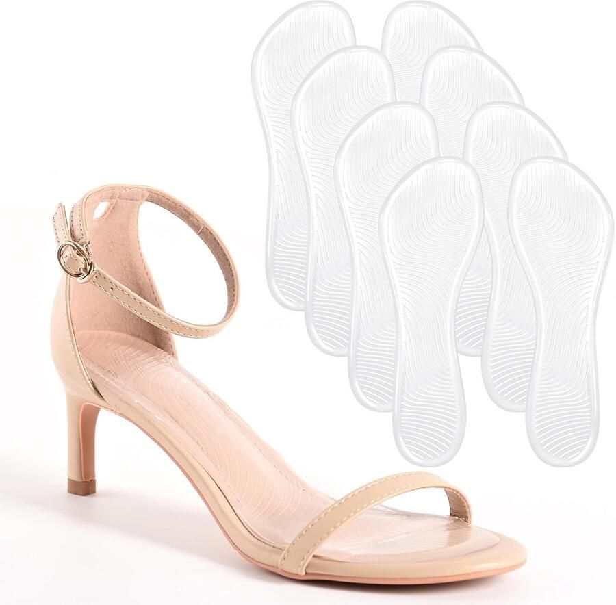 3-paar hoge hakken kussen inlegzolen voor vrouwen Bukihome 3 4 gel inzetstukken voor schoenen met hoge hakken sandalen onzichtbare zachte schoenpads voorkomen uitglijden voetpijn vermoeidheid