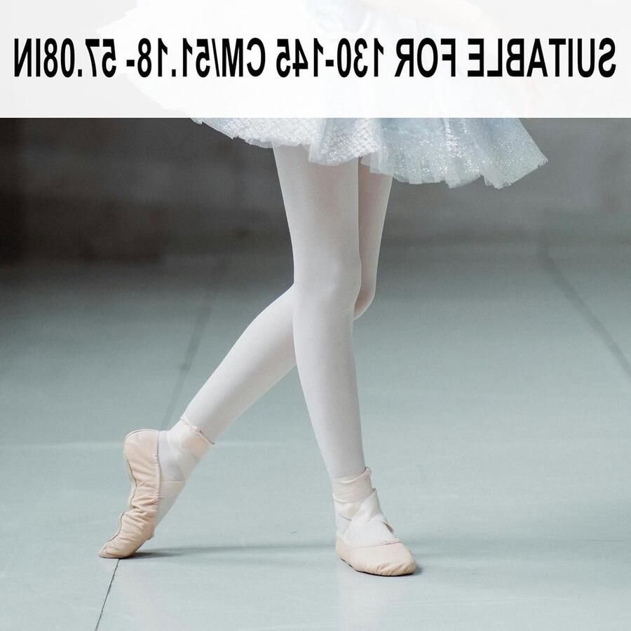 3 Paar Meisjes Ballet Danspanty s 80 Denier Opaque Microfiber Tights voor Dans Gymnastiek en Schoolactiviteiten