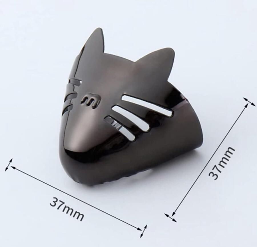 3 Paar Metalen Beschermers voor Schoenpunten Kat Ontwerp Hakken Tip Caps Decoraties en Reparatieaccessoires voor Pumps - Foto 1