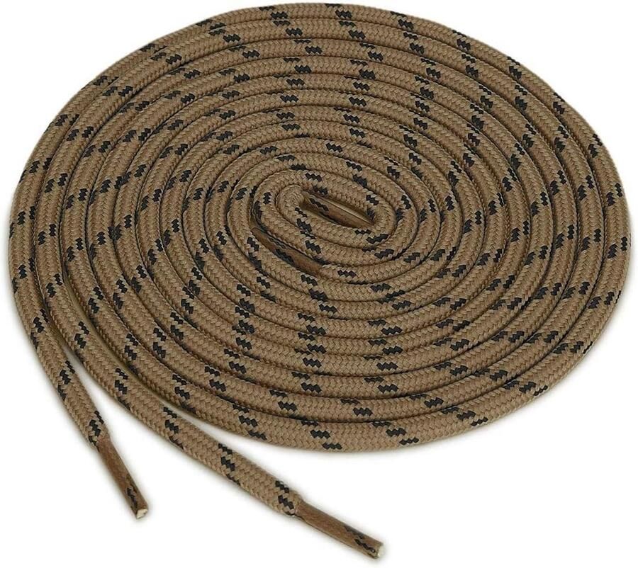 3 Paar Ronde Antislip Schoenenveters voor Wandelschoenen en Sneakers