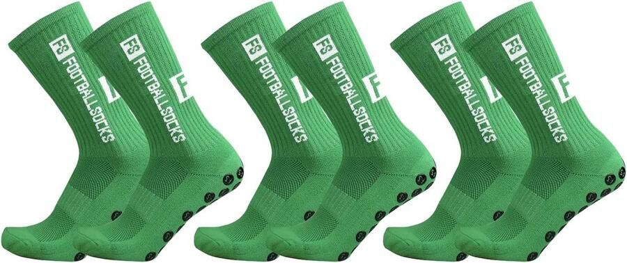 3 Paar Sportsokken met Antislip Grip Unisex