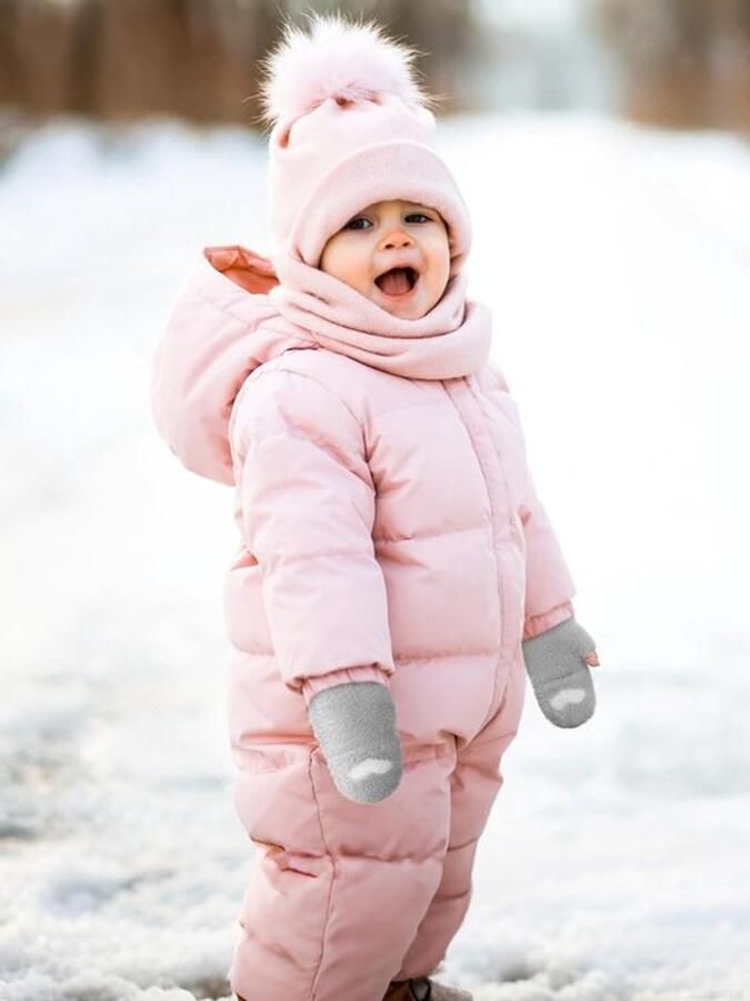 3 Paar Wandelschoenen voor Kinderen zonder Hartvinger met Flipdeksel Khaki Roze Grijs Comfortabele en Ademende Handschoenen