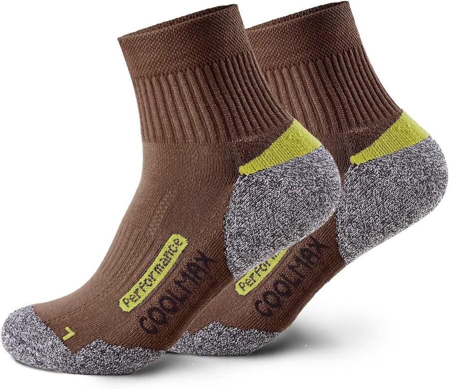 3 Paar Wandelsokken Zomer Ade d Anti-Blaren Korte Trekking Sokken voor en tot 47
