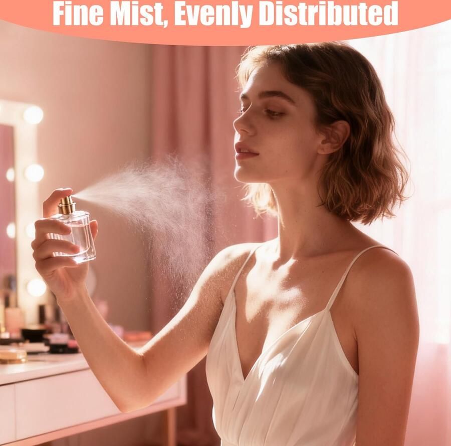 3 stuks transparante parfumflessen leeg 50 ml glazen parfumflessen om te vullen vierkante parfumverstuiver draagbare parfumverstuiver met parfumdispenser voor reizen werk afspraken
