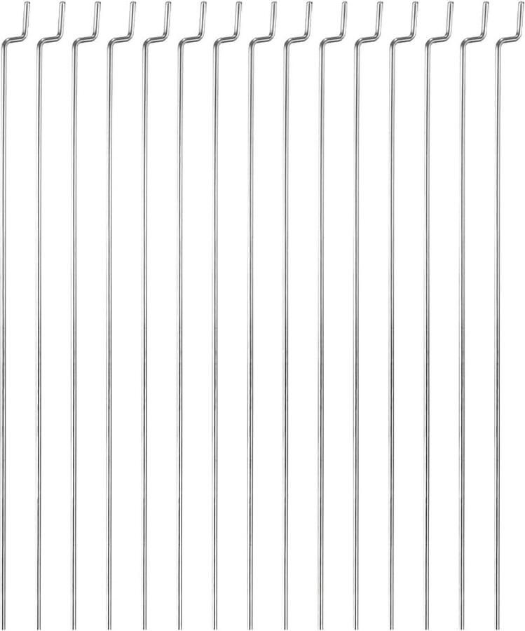 30 stuks 1 x 80 mm (3 15 inch) staal Z trek- drukstangen onderdelen voor DIY RC auto boot vliegtuig helikopter model vervanging zilver