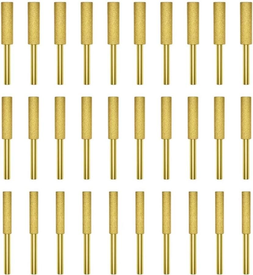30 stuks diamantkettingzaagslijper set slijpsteen voor kettingzaag 4 0 mm 4 8 mm 5 mm multifunctioneel gereedschap voor het slijpen polijsten en ontbramen slijpen van kettingzagen