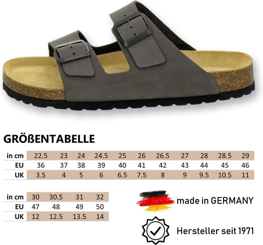 3100 comfortabele slippers voor heren leer pantoffels werkschoenen
