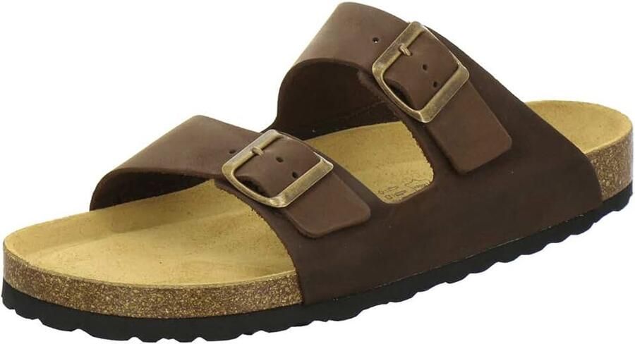 3100 comfortabele slippers voor heren leer pantoffels werkschoenen