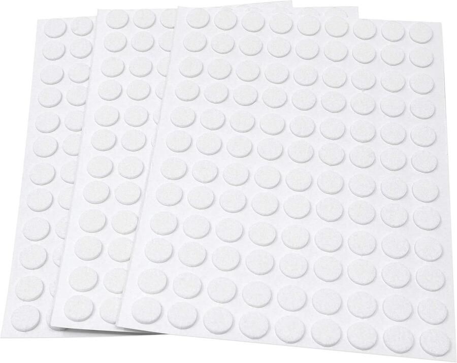324 x zelfklevende viltdoppen wit ø 10 mm rond 1 5 mm dunne zelfklevende meubelglijders van vilt